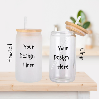 Custom Glass Tumbler Cups