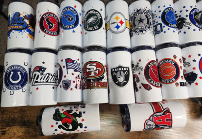 Custom Sublimation  or UVDTF Tumblers